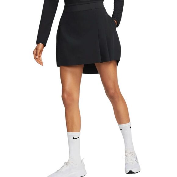 NWT Nike Dri-FIT UV Ace Women's Regular Golf Skort XL Black - Picture 1 of 15